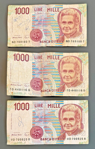 1000 lire mille italy - 1000,