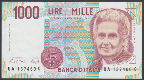 Italy 1000 lire 1990 - ,