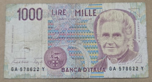Italy 1000 lire - 🇮🇹,
