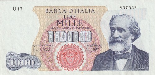 Italy 1963 1000 - , lire