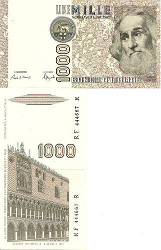 Italy 1000 lire 1982 109b - 1982, p-109b