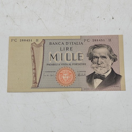 Banca italia 1000 lire - banca,