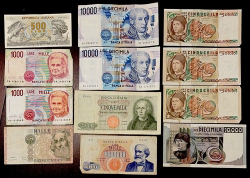 Italy 1962 1990 500 - 500, 1000