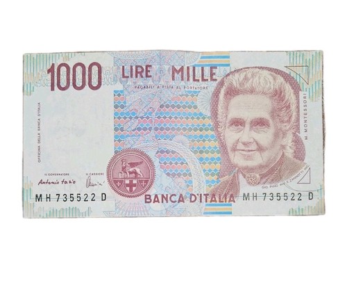 Italy 1000 lire mille banca - lire,
