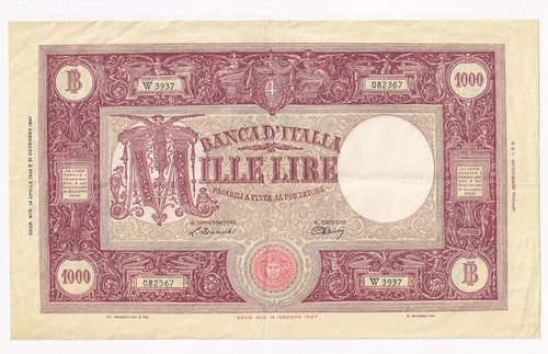 Italy 1000 lire - 1000, p-84