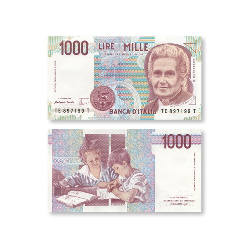 Italy 1000 lire 1990 - 1000, b465c