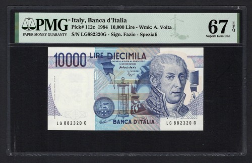 Italy 10000 lire 1984 p112c - lire,