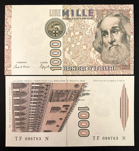 Italy 1000 lire - italy,