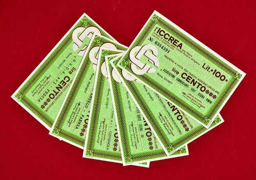 100 lire cento - lire, 1977