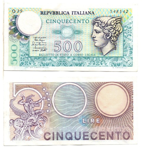 Italy 500 lire - italy,