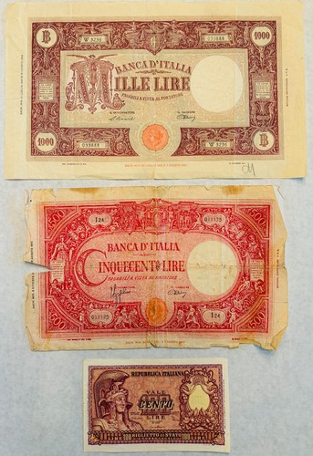 Italy banco italia 1000 lire - 1000,