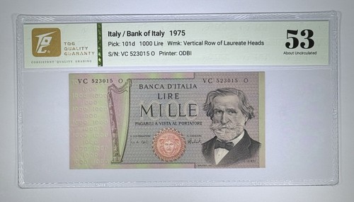 Italy bank 1975 - bank, of