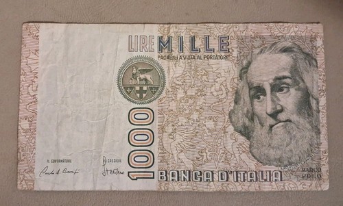 1982 italy 1000 - italy, lire
