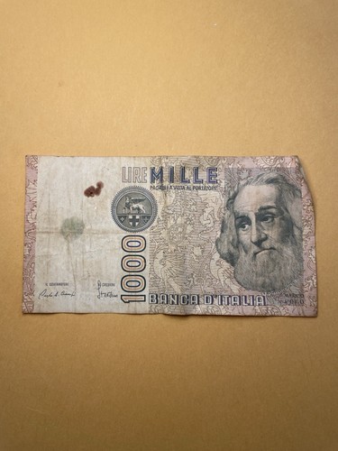 Banca italia 1000 - d’italia, lire
