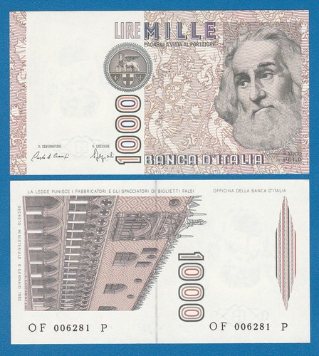 Italy 1000 lire 109b 1982 - 1000, p