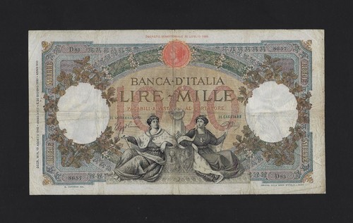 Italy 1000 lire lira 1940 - italy,