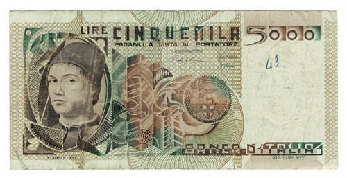 Italy 5000 lire 1980 - 5000,