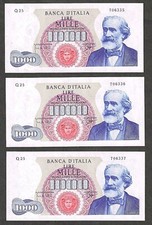 1964 ITALY 1000 LIRE ~ P-96b ~