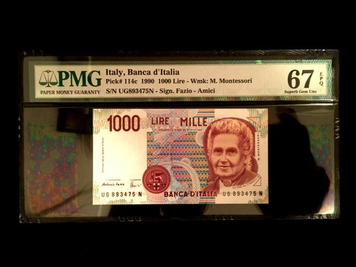 Italy 1000 lire 1990 banknote - 1000,