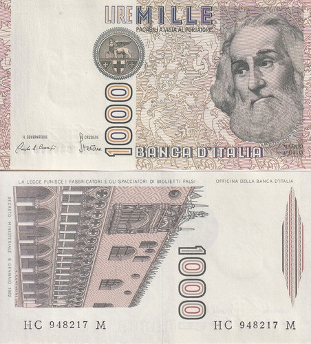 Italy 1000 lire - 1000, a