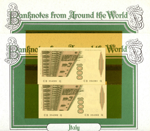 World banknotes italy 1000 - italy,