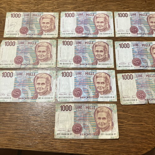 1000 lire millle - millle, italien