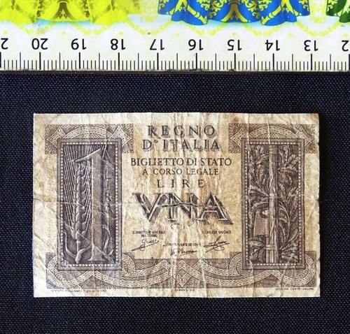 Italy banknote 1 - ), ,
