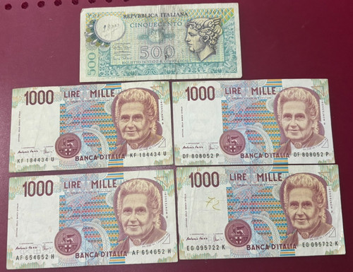 Italy 500 1000 - -, very