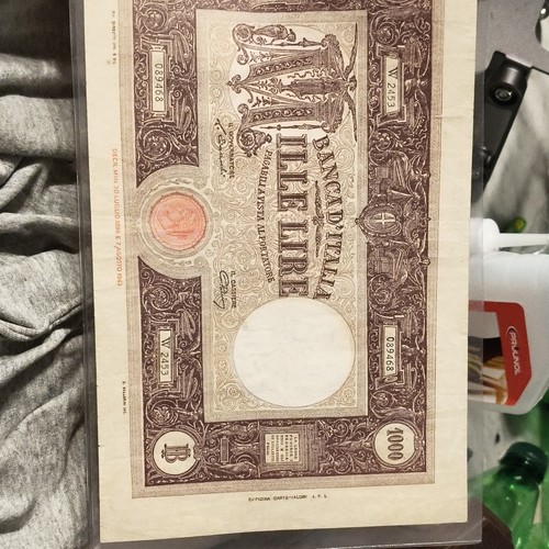 Kingdom italy 1000 lire - kingdom,