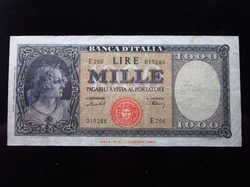 Italy 1000 lire - italy,