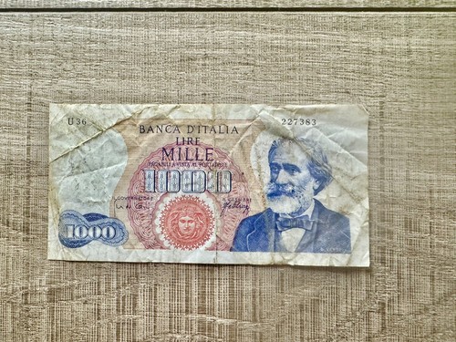 Italy 1000 lire 1962 - lire,