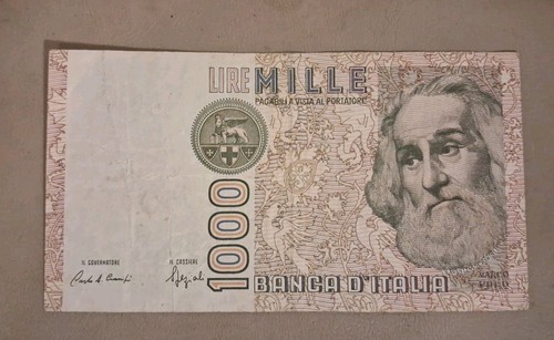 1982 italy 1000 lire note - 1000,