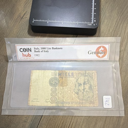 Banca italia italy 1000 lire - banca,