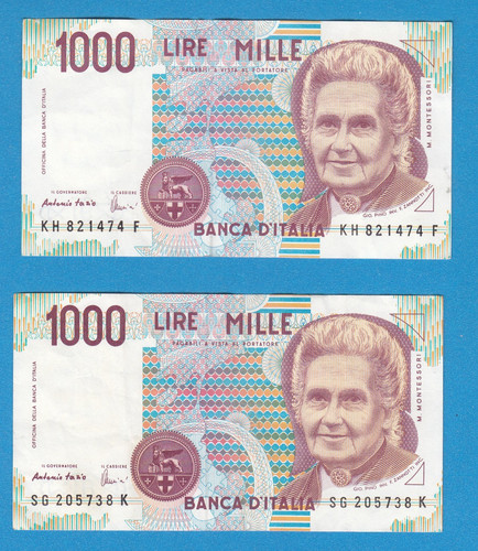 Two italy 1000 - two, lire