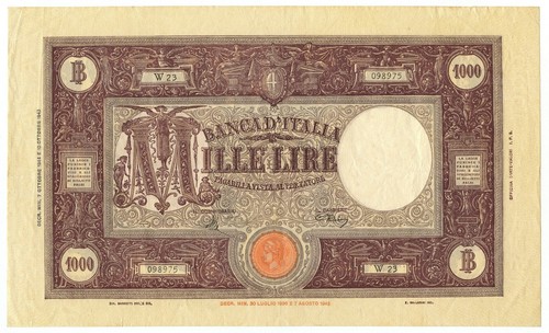 1000 lire barbetti grande - 1000,