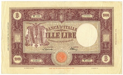 1000 lire barbetti grande - 1000,