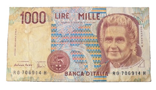 Bank italy 1000 - lire, mille