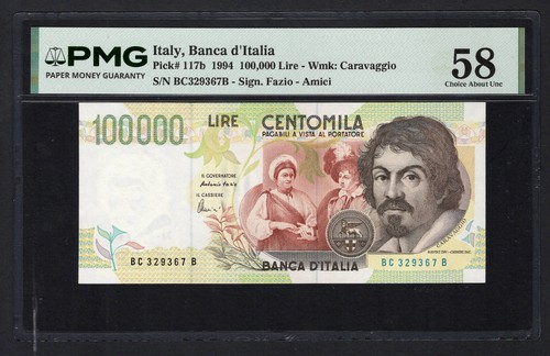 Italy 100000 lire 1994 - italy,