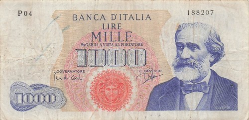 Italy 1000 lire 14 7 - ,