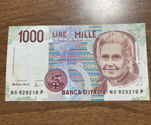 Vintage 1000 lire - 1000, mille