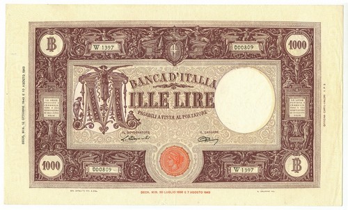 1000 lire barbetti grande - barbetti,