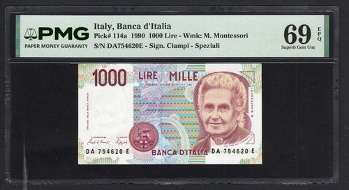 Italy 1000 lire - lire, 1990